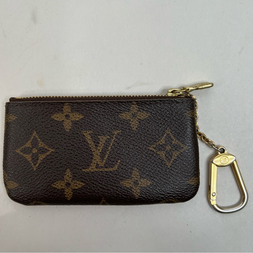 Louis Vuitton Key Pouch Brown Monogram Coated Canvas Credit Card Holder CT0118 - Picture 4 of 9